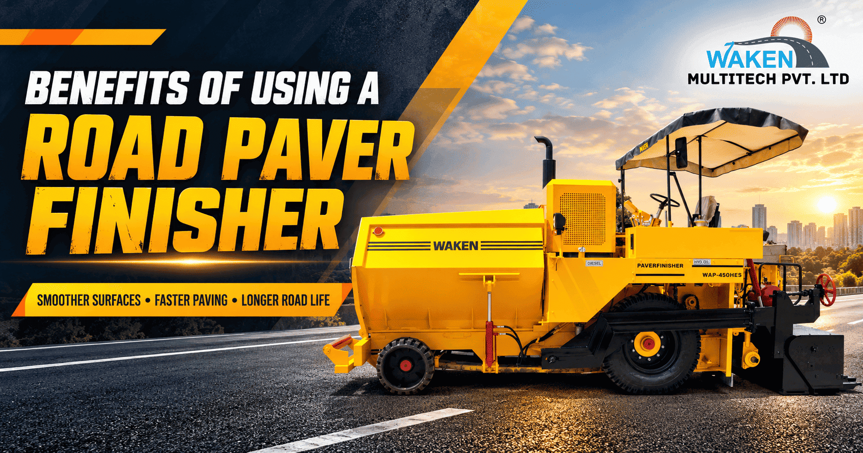Benefits of Using Road Paver Finisher